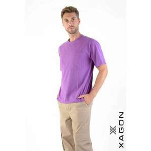 Tricou cu guler rotund și buzunar frontal 2Z87OVE imagine