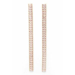 Cercei drop cu cristale imagine