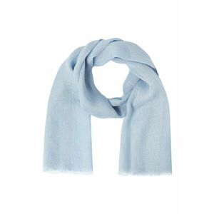 Esarfa din in cu terminatii franjurate imagine