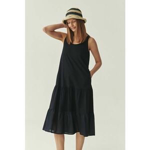 Rochie midi cu decolteu rotund imagine