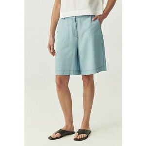 Pantaloni scurti din denim din lyocell imagine