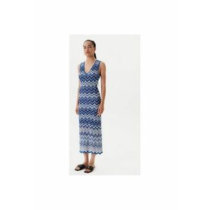 Rochie dama 251-RMORTI - Viscoza/Poliamida - Albastru imagine