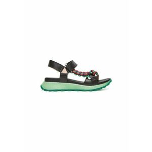 Sandale dama - HV253898 - Piele naturala - Negru imagine