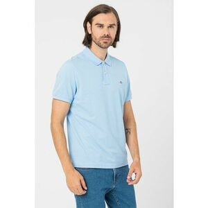 Tricou polo din bumbac cu aspect pique imagine