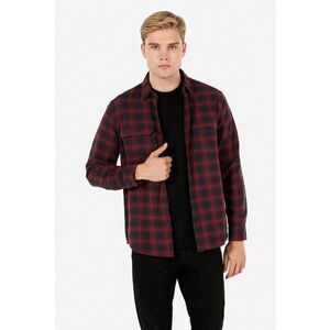 Camasa cu model in carouri si buzunare pe piept imagine