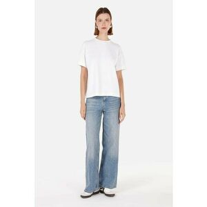 Blugi cu croiala ampla si talie medie imagine