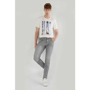 Blugi slim fit cu talie joasa imagine