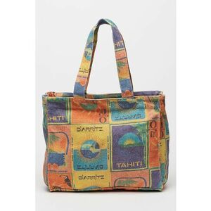 Geanta de plaja cu model grafic Atlas imagine