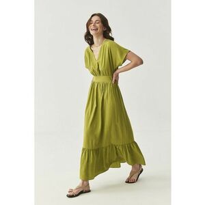 Rochie maxi cu decolteu in V imagine