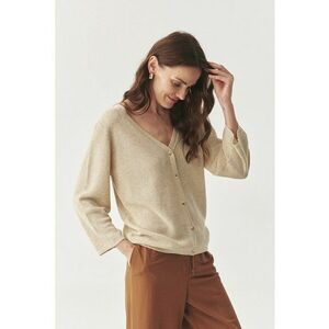 Cardigan din amestec de in si lyocell imagine