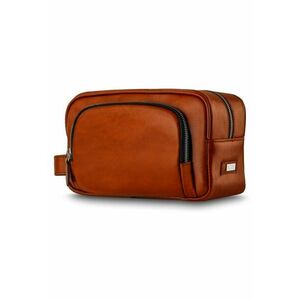 Portfard elegant din piele SK04 maro vintage imagine