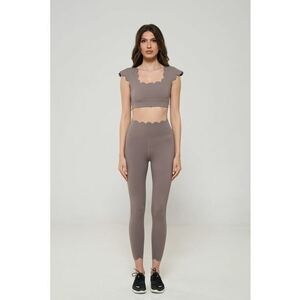 Set de bustiera cu burete si decolteu patrat si colanti - 2 piese imagine