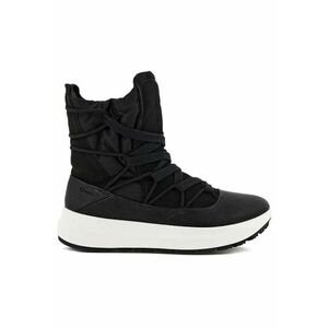 Ghete de zapada dama - Piele - Negru - imagine