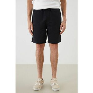 Bermude de bumbac cu snur in talie imagine