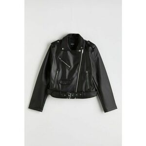 Jacheta biker de piele sintetica imagine