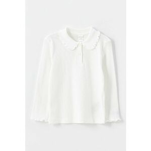 Bluza polo cu terminatii valurite imagine