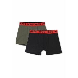 Set de boxeri din amestec de bumbac cu logo - 2 perechi imagine