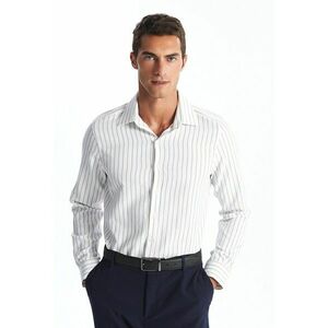 Camasa din amestec de bumbac cu dungi imagine