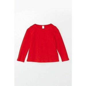 Bluza din bumbac cu model uni imagine