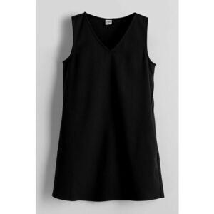 Rochie cu decolteu in V si model uni imagine