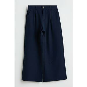 Pantaloni cu croiala ampla si talie inalta imagine