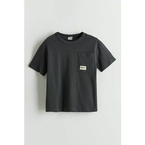 Tricou cu decolteu la baza gatului si buzunar pe piept imagine