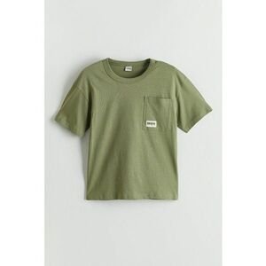 Tricou cu decolteu la baza gatului si buzunar pe piept imagine