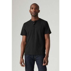 Tricou de bumbac cu fenta scurta cu nasturi imagine