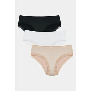 Set de chiloti cu garnituri de dantela - 3 perechi imagine