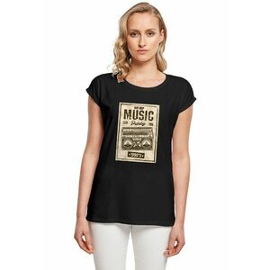 Tricou cu imprimeu si decolteu rotund imagine