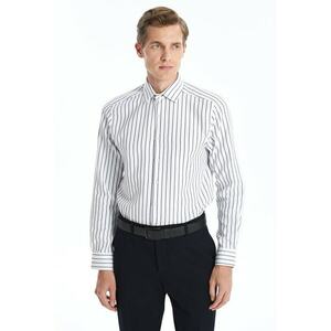 Camasa din amestec de bumbac cu dungi imagine