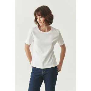 Tricou din bumbac cu decolteu rotund imagine