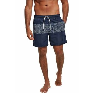 Pantaloni scurti de baie cu garnituri cu model imagine