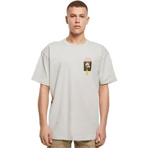 Tricou din bumbac cu decolteu la baza gatului imagine