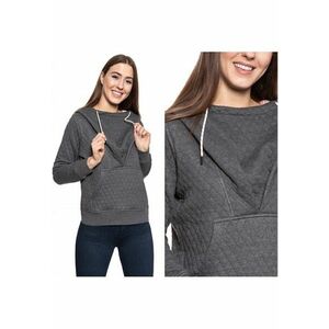 Hanorac Bella Waterfall - Gri - 100% Bumbac - Croi Normal - Marime imagine