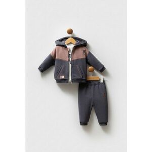 Set de imbracaminte cu design colorblock - 3 piese imagine