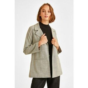 Sacou lejer fara inchidere cu revere decupate imagine