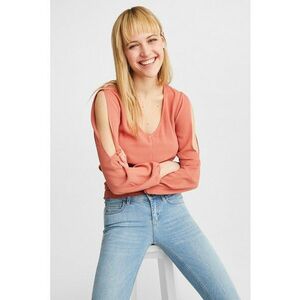 Bluza cu decolteu in V si decupaje pe brate imagine