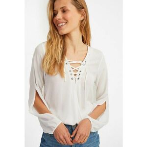 Bluza cu decupaje pe maneci imagine