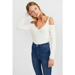 Pulover cu decupaj pe umar imagine