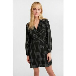 Rochie scurta cu model in carouri imagine