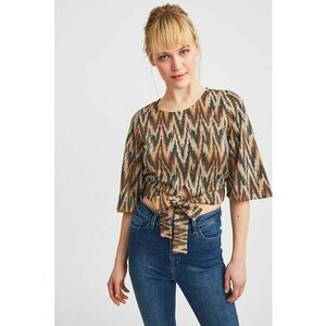 Bluza crop cu prindere la terminatie imagine