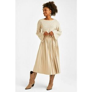 Fusta midi plisata imagine