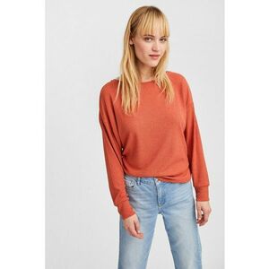 Pulover cu decolteu barcuta si maneci cazute imagine