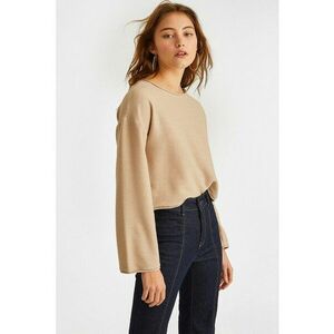 Pulover cu model uni si maneci cazute imagine