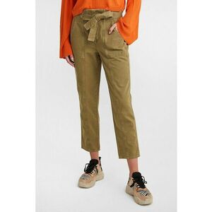 Pantaloni crop cu talie inalta imagine