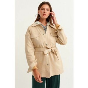 Jacheta-camasa cu capse si cordon asortat imagine