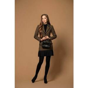 Sacou cu imprimeu houndstooth imagine