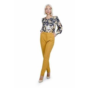 Bluza cu maneca lunga si imprimeu floral - Negru - imagine