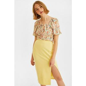 Bluza cu imprimeu si maneci scurte imagine